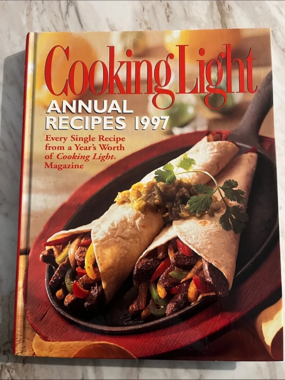 Vintage Cooking Light Cookbooks & Annual Recipes Hardcover Books EXC $6 Each!